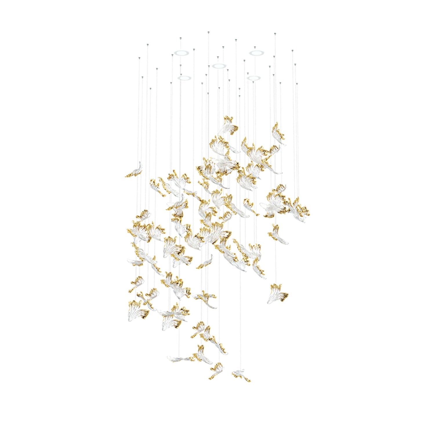 Citalora Kristallcluster-Kronleuchter-Letslighting