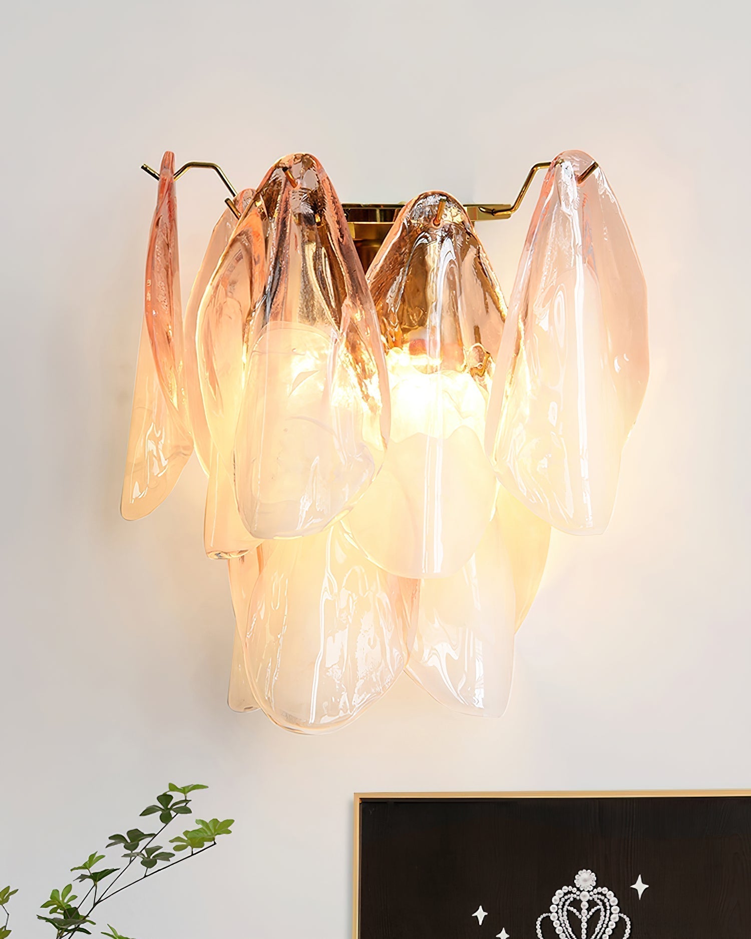 Opheli Petal Glass Wall Lamp - Letslighting