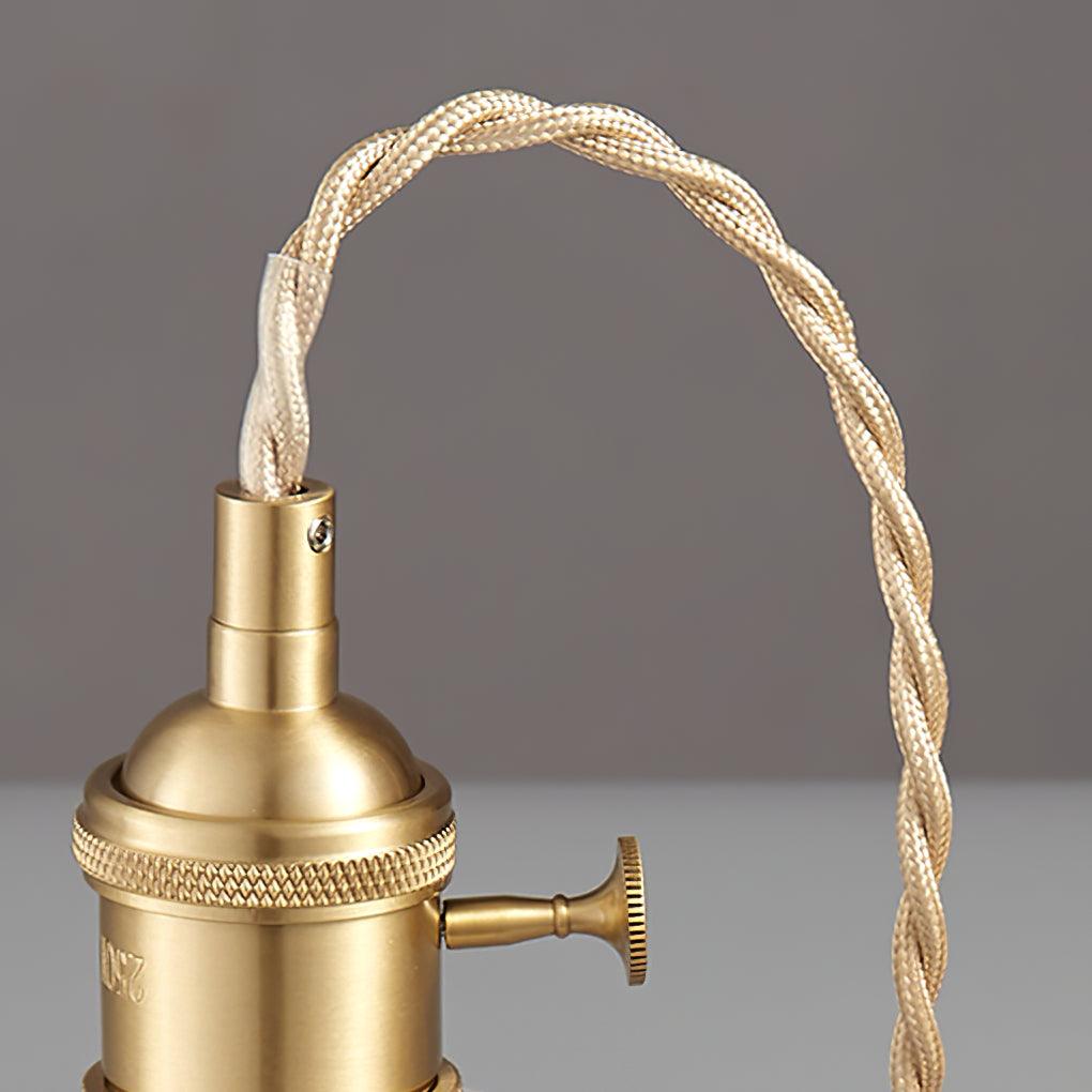 Nerithce Luxuriöse Pendelleuchte aus Messing und Glas-Letslighting