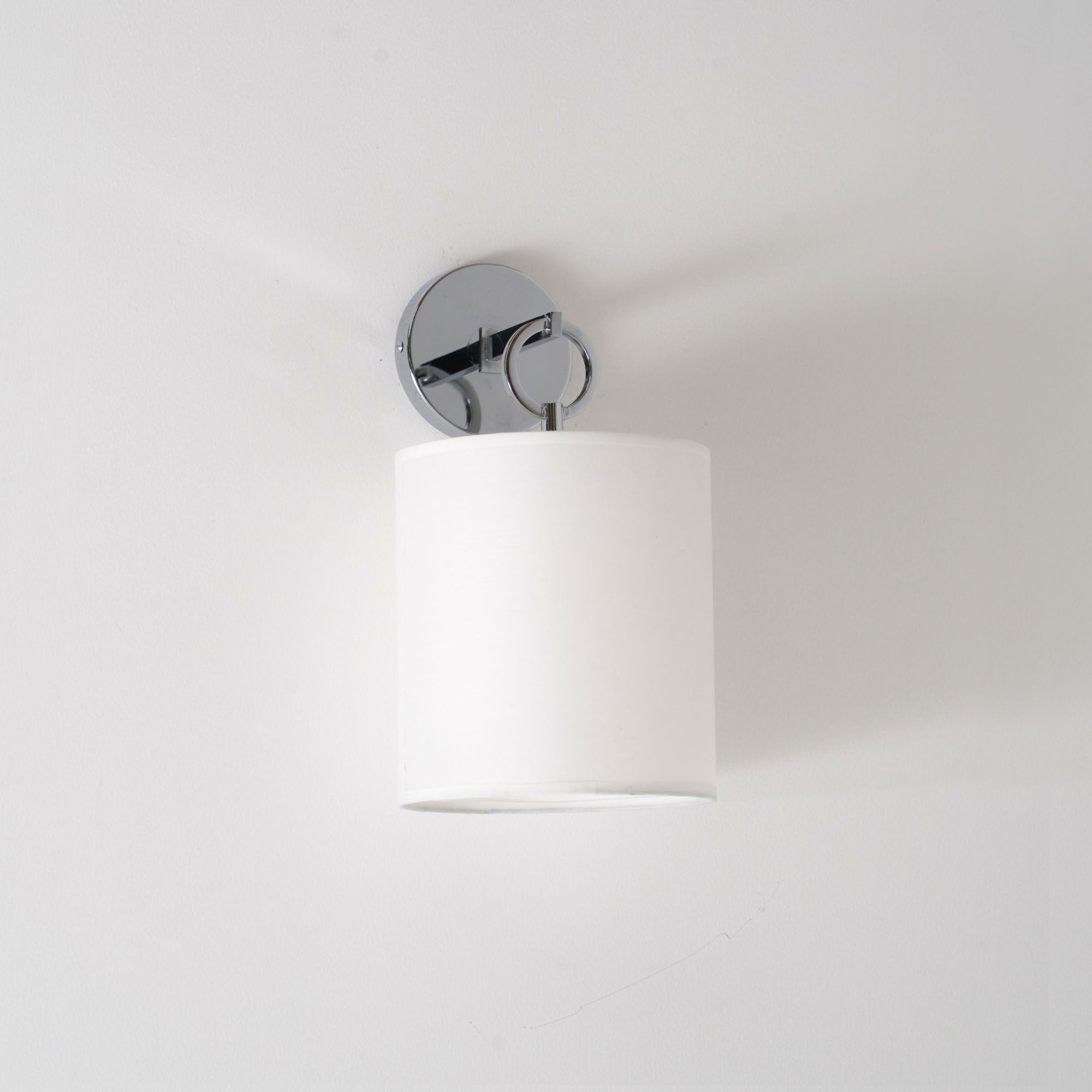 Cotheor Kreis Messing Stoff Wandleuchte-Letslighting