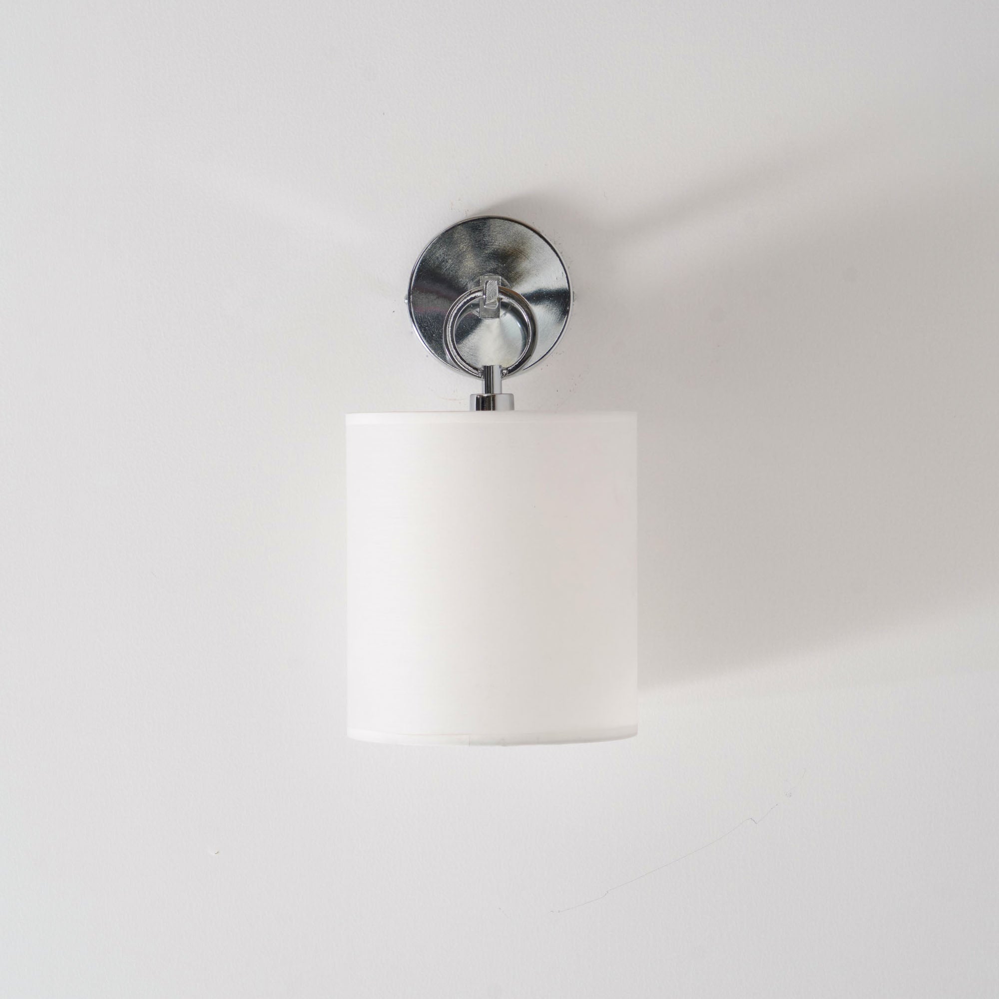 Cotheor Kreis Messing Stoff Wandleuchte-Letslighting