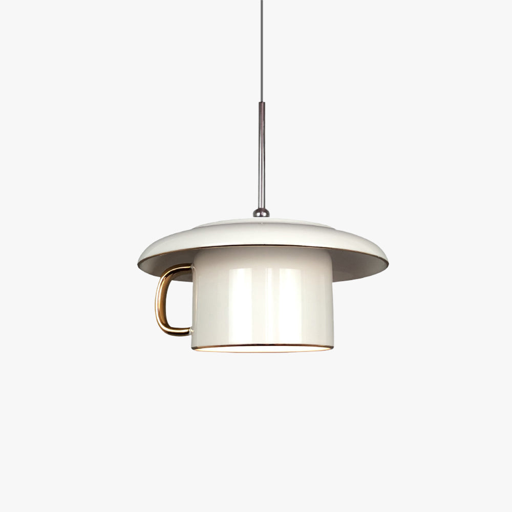 Valentina Urban Cup Keramik LED Pendelleuchte Wohnzimmer