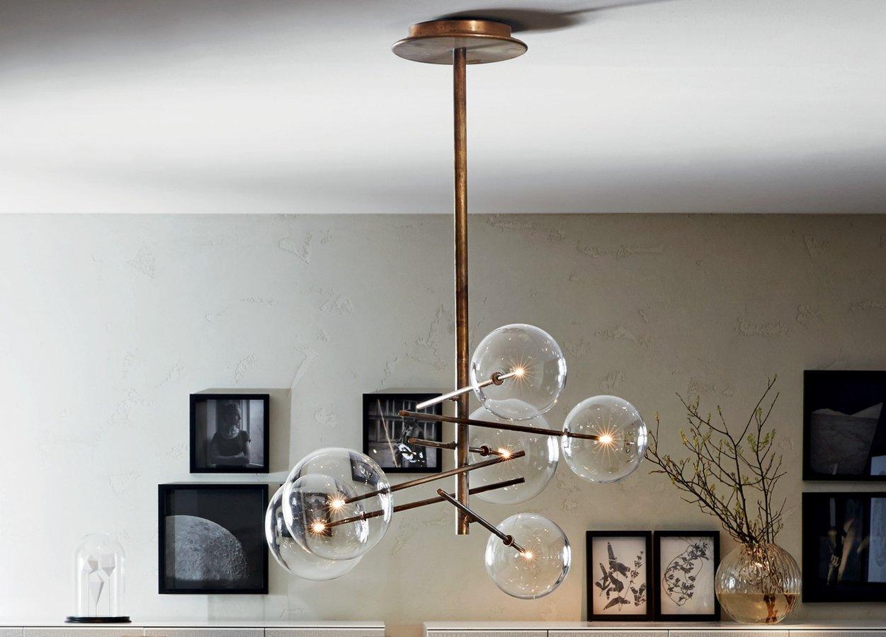 Lustra LED Klarer Kristall Kronleuchter-Letslighting