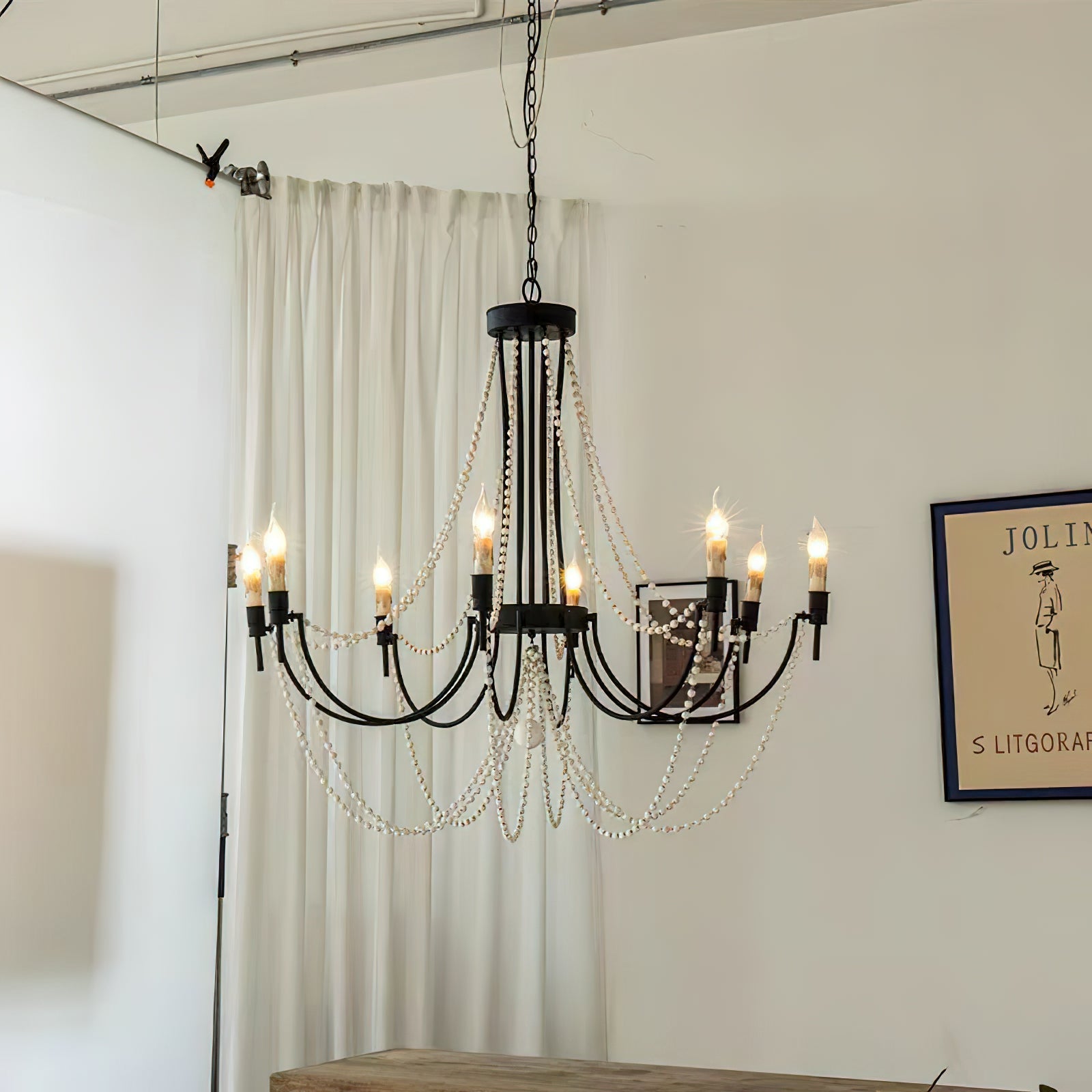 Nyraeyra Industrieller Vintage Percy Kronleuchter-Letslighting