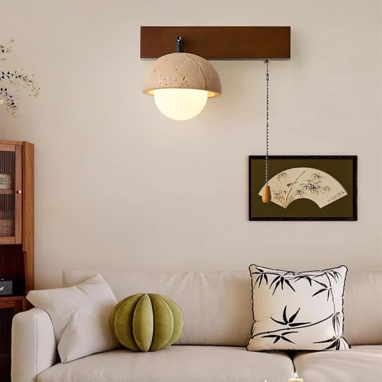 Gevon Travertine Wall Lamp - Letslighting