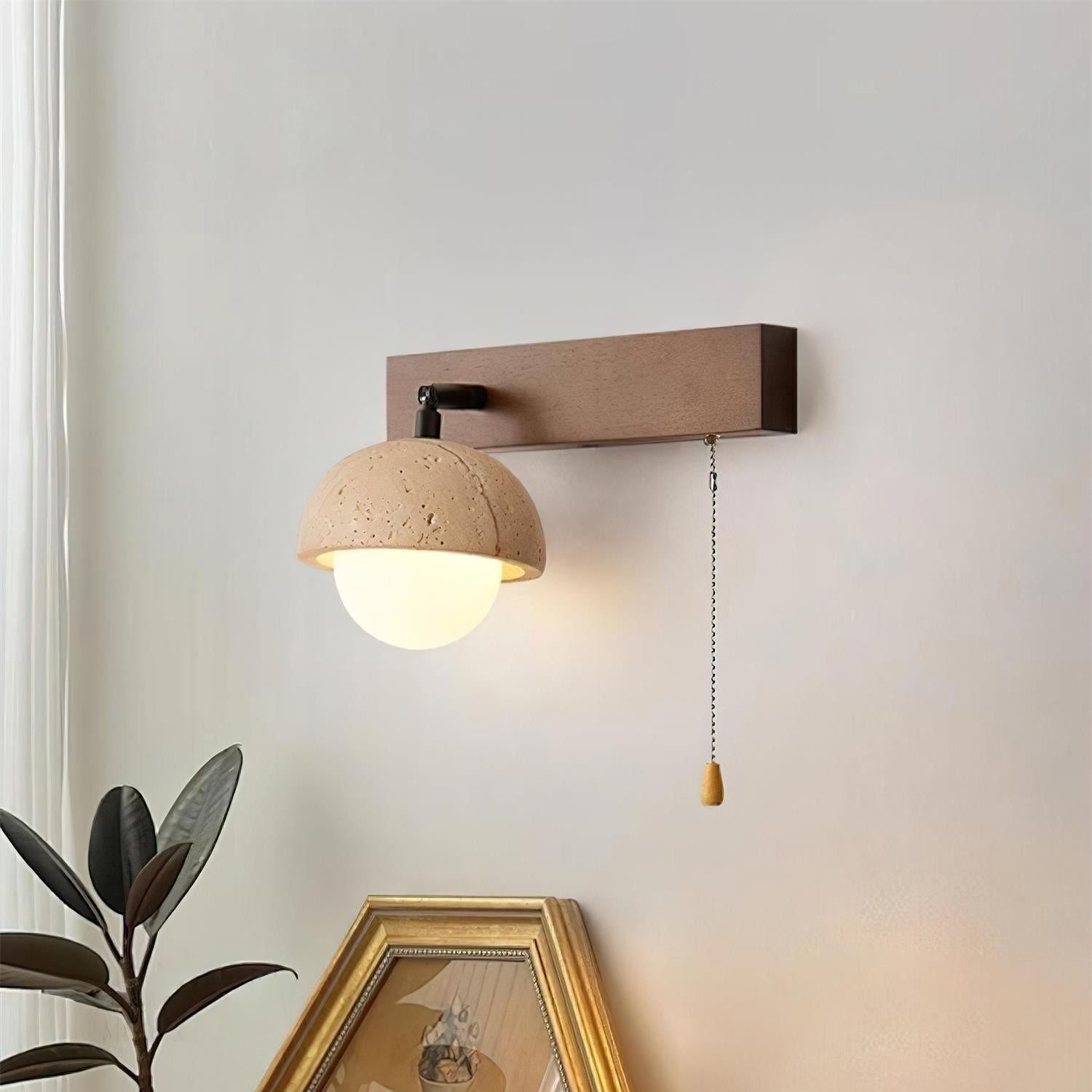 Gevon Travertine Wall Lamp - Letslighting