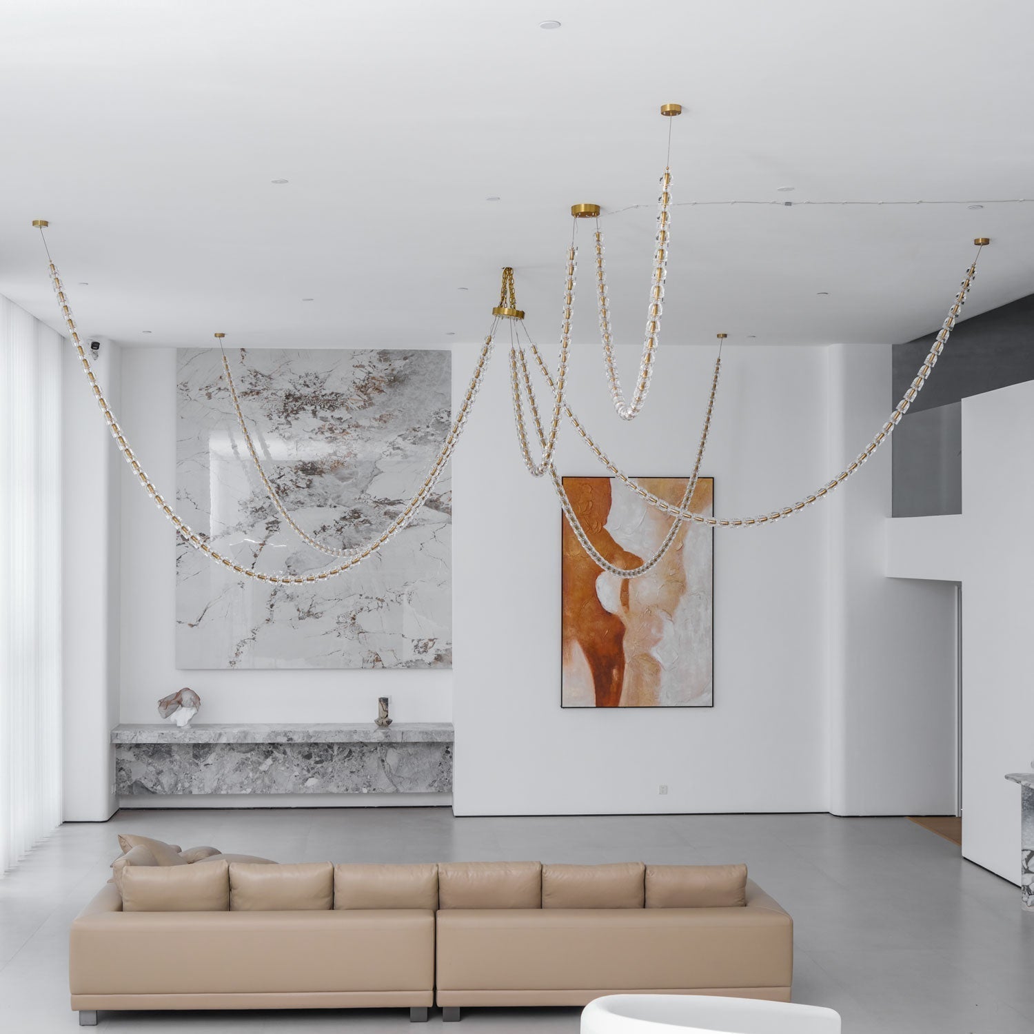 Gabriel Gold Chandelier - Blowlighting
