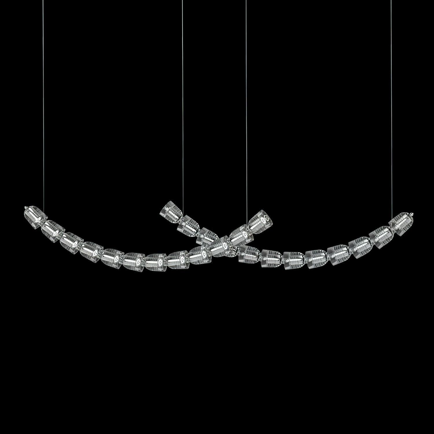 Cascade Moderner Kronleuchter aus Chrom-Letslighting