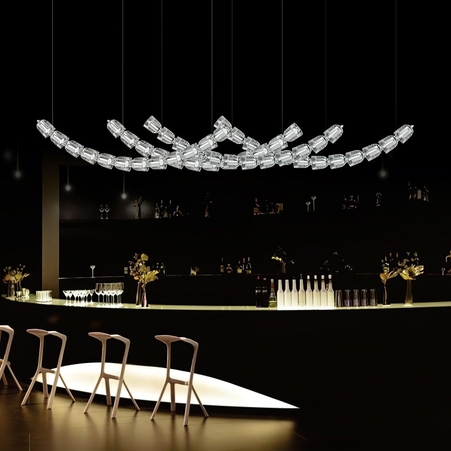 Cascade Moderner Kronleuchter aus Chrom-Letslighting