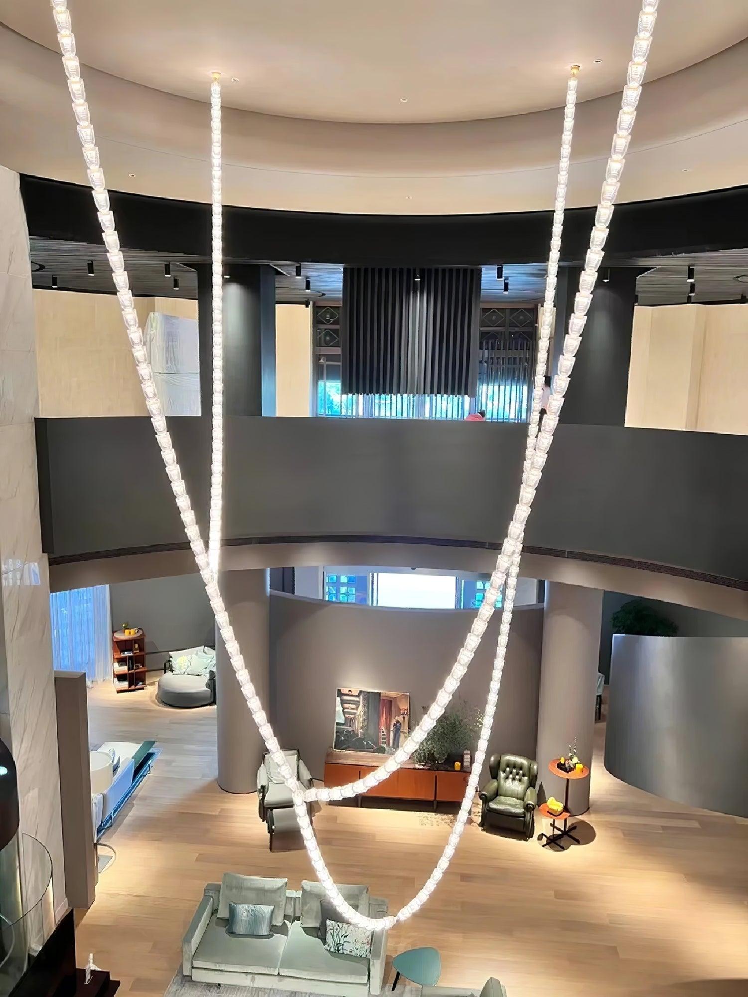 Cascade Moderner Kronleuchter aus Chrom-Letslighting