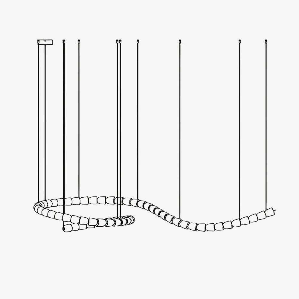 Luminara Kristall-Kaskaden-Kronleuchter-Letslighting