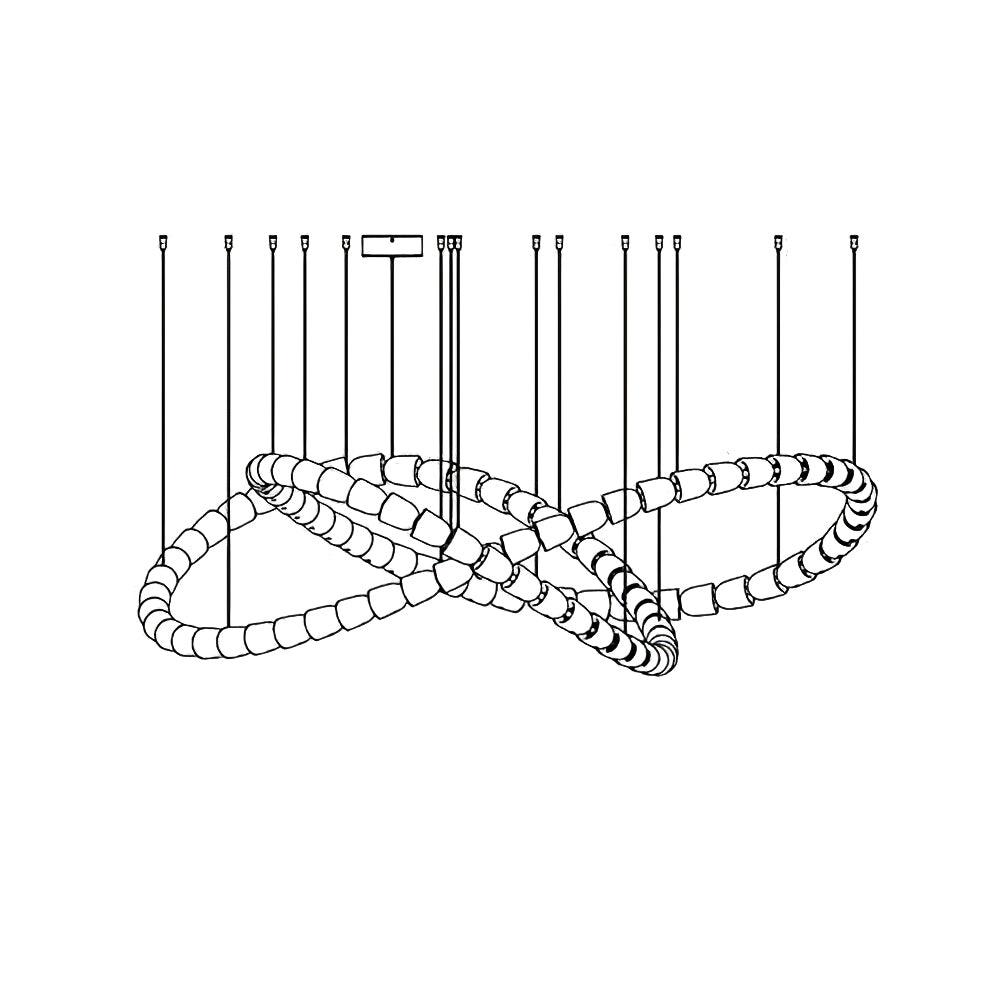 Gabriel Gold Chandelier - Blowlighting