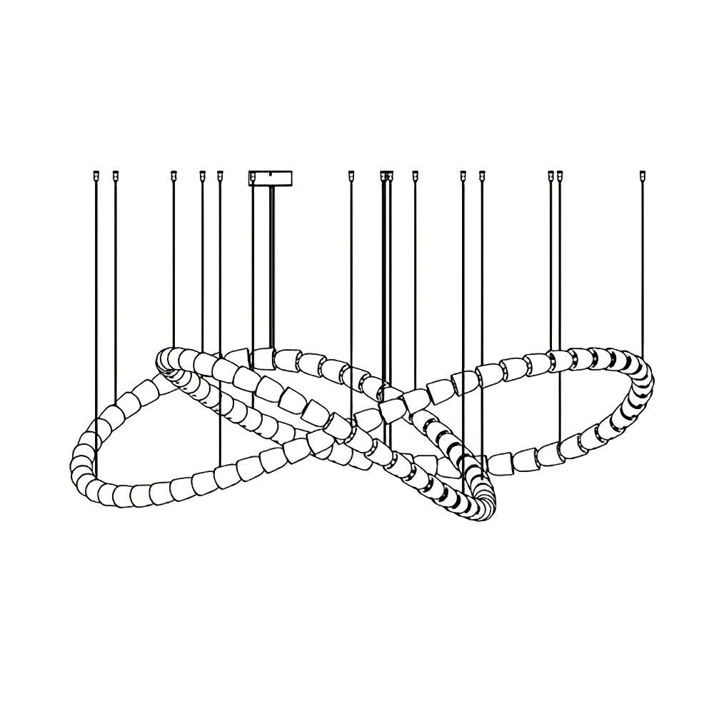 Gabriel Gold Chandelier - Blowlighting