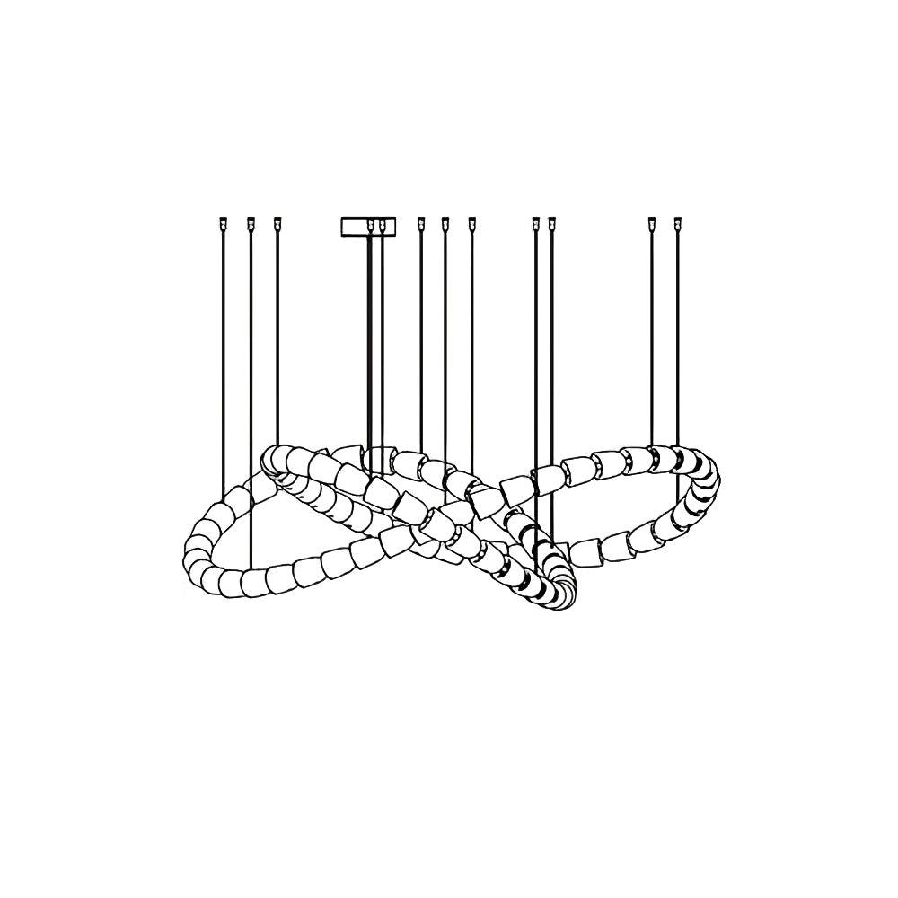 Gabriel Gold Chandelier - Blowlighting