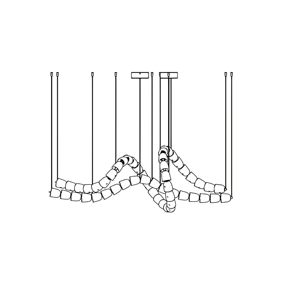 Gabriel Gold Chandelier - Blowlighting