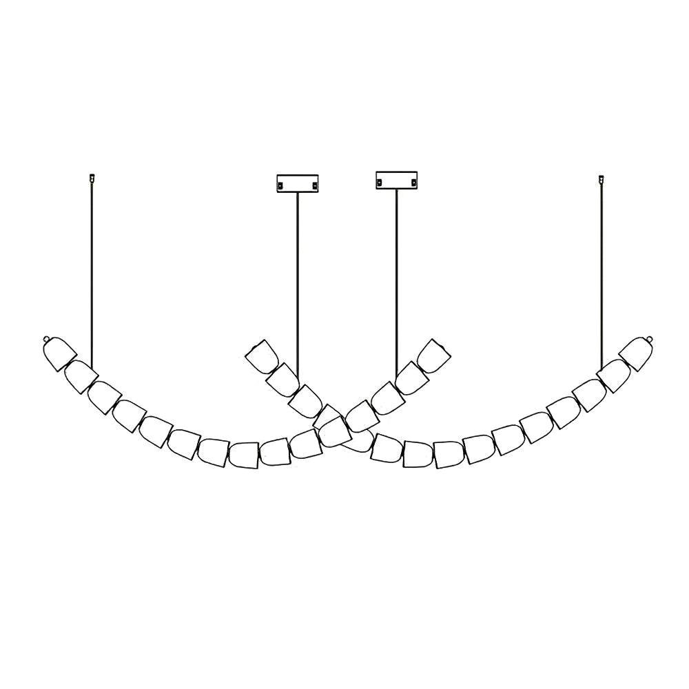 Cascade Moderner Kronleuchter aus Chrom-Letslighting