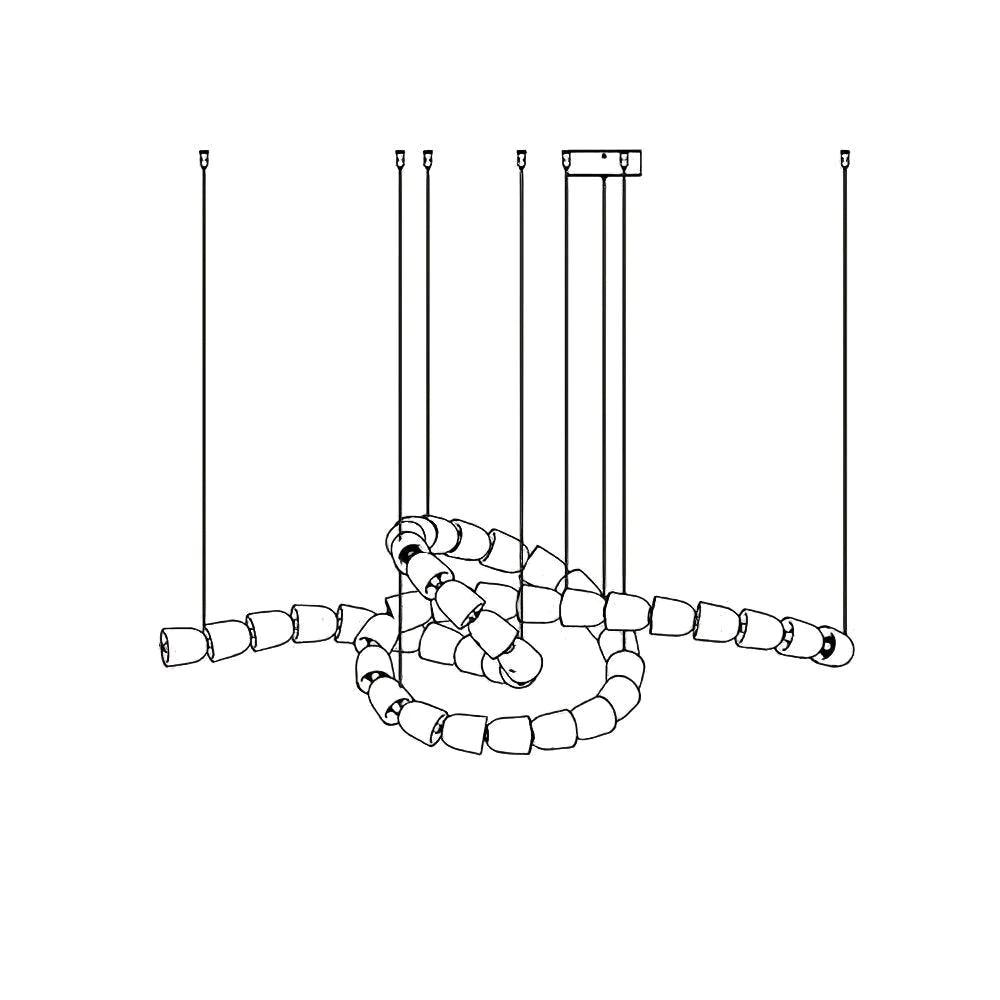Zemirisra Moderner Kronleuchter aus Metall-Letslighting