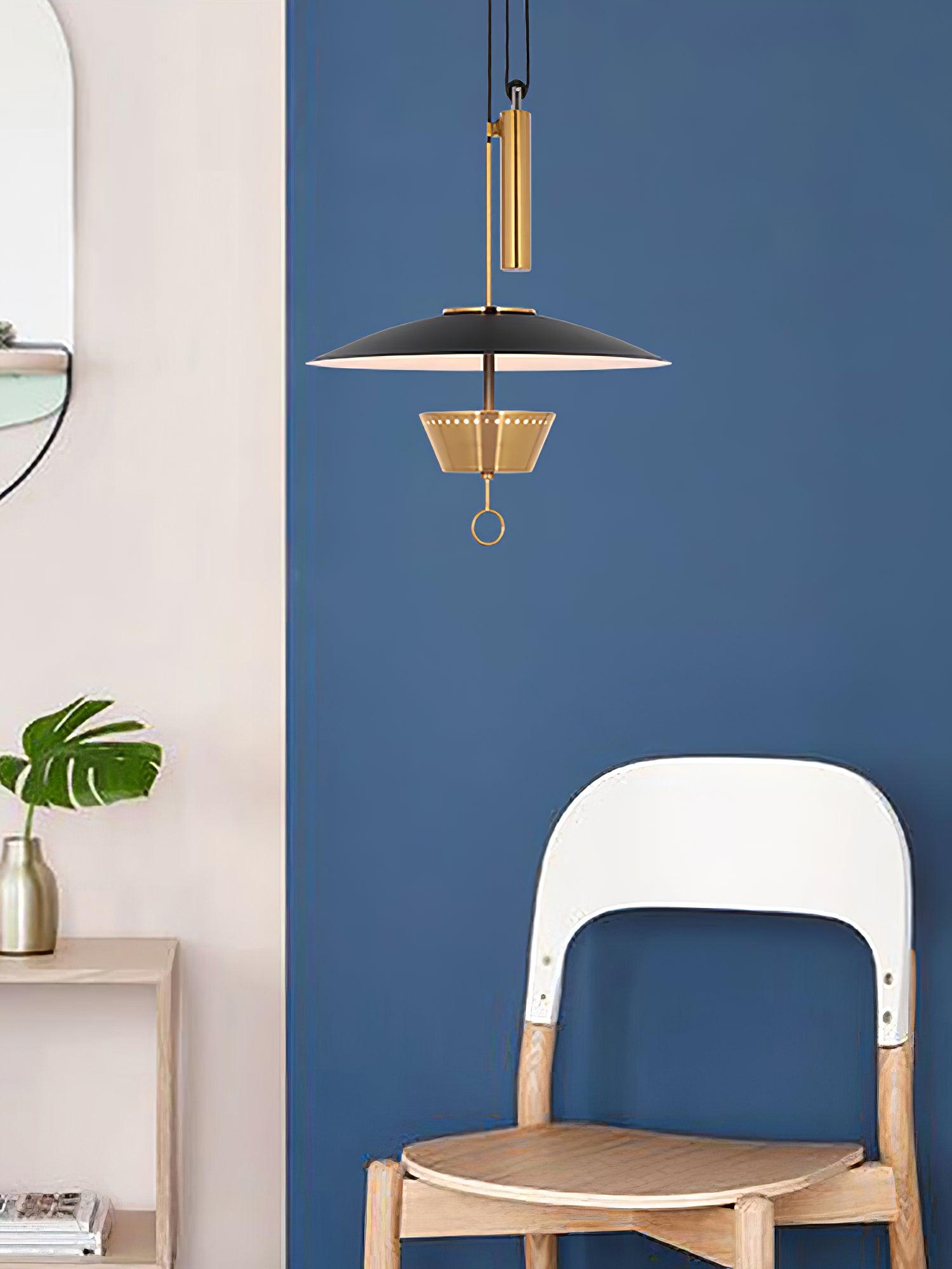 Lustra Retro-Kronleuchter aus Messing-Letslighting