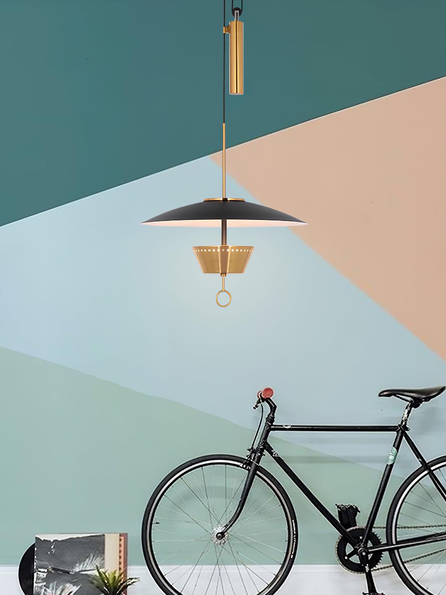 Lustra Retro-Kronleuchter aus Messing-Letslighting