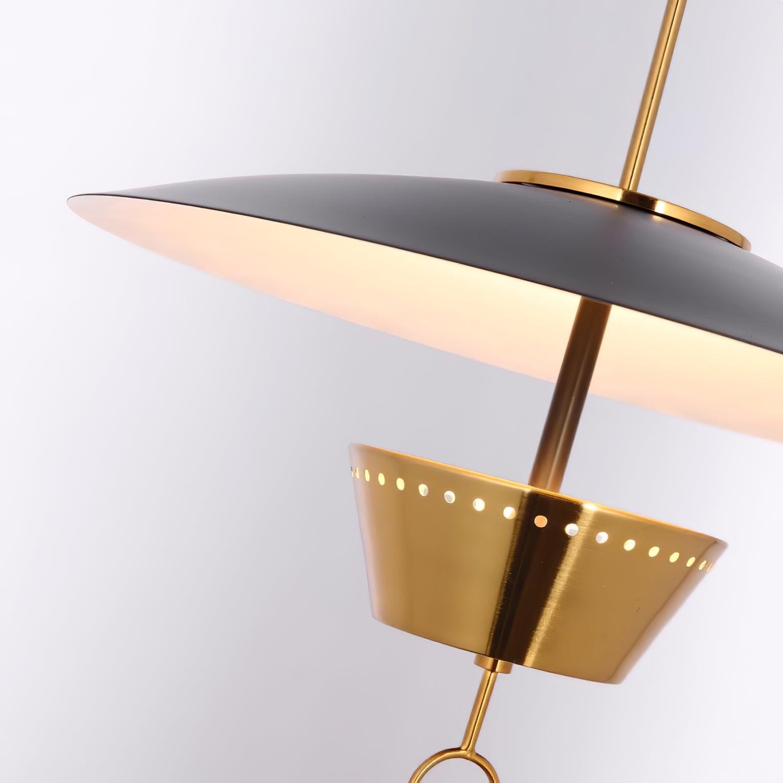 Lustra Retro-Kronleuchter aus Messing-Letslighting