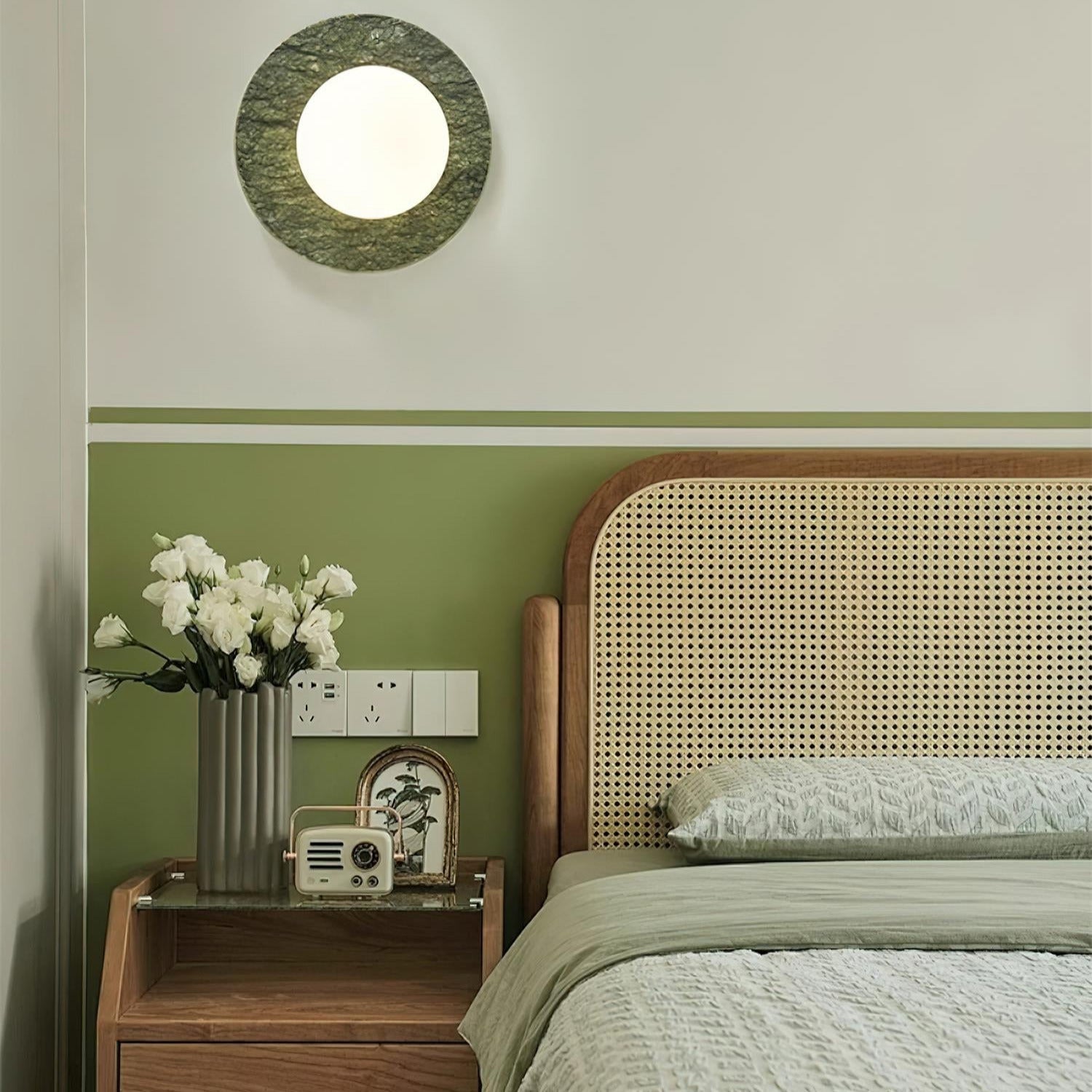 Enox Minimalistische Marmor Globus Wandleuchte