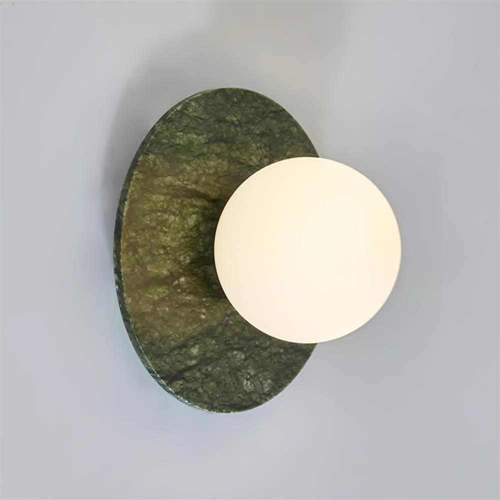 Enox Minimalistische Marmor Globus Wandleuchte