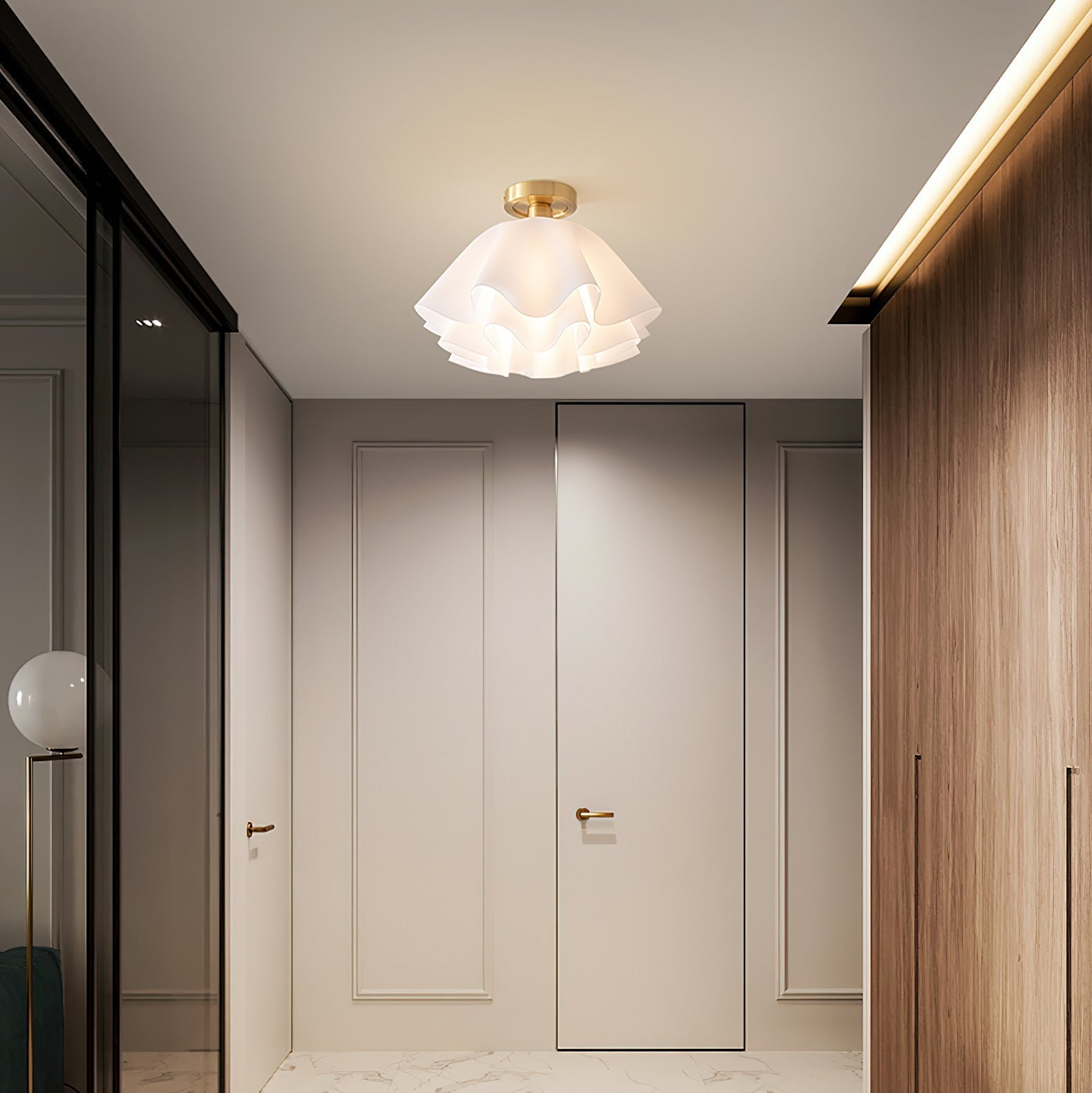 Menro Deckenleuchte in Blumenform