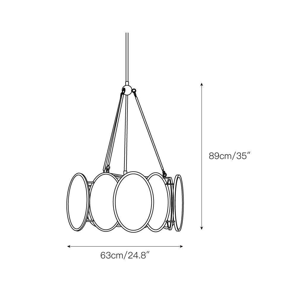 Avdorira Eleganter Glas-Kronleuchter-Letslighting
