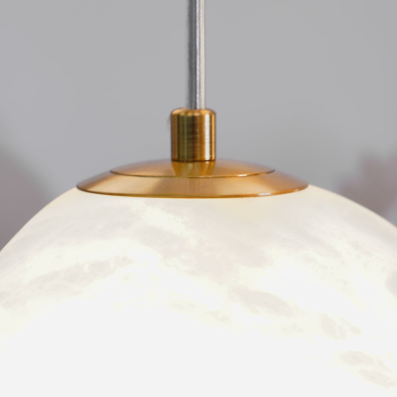 Codoriel Modern Minimalist Brass Alabaster Pendant Light - Letslighting