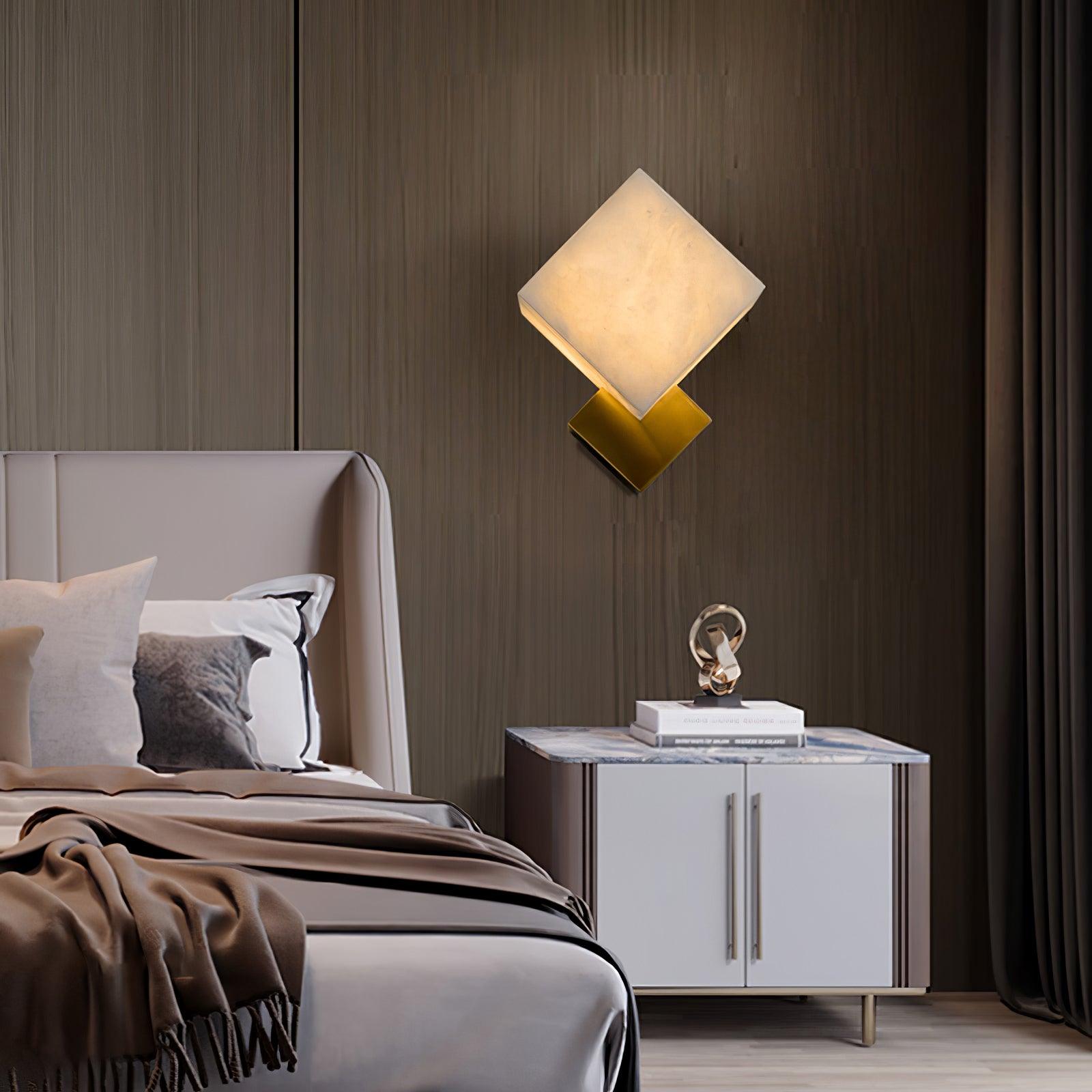 Arden Minimalist Alabaster Wall Light - Neutralighting