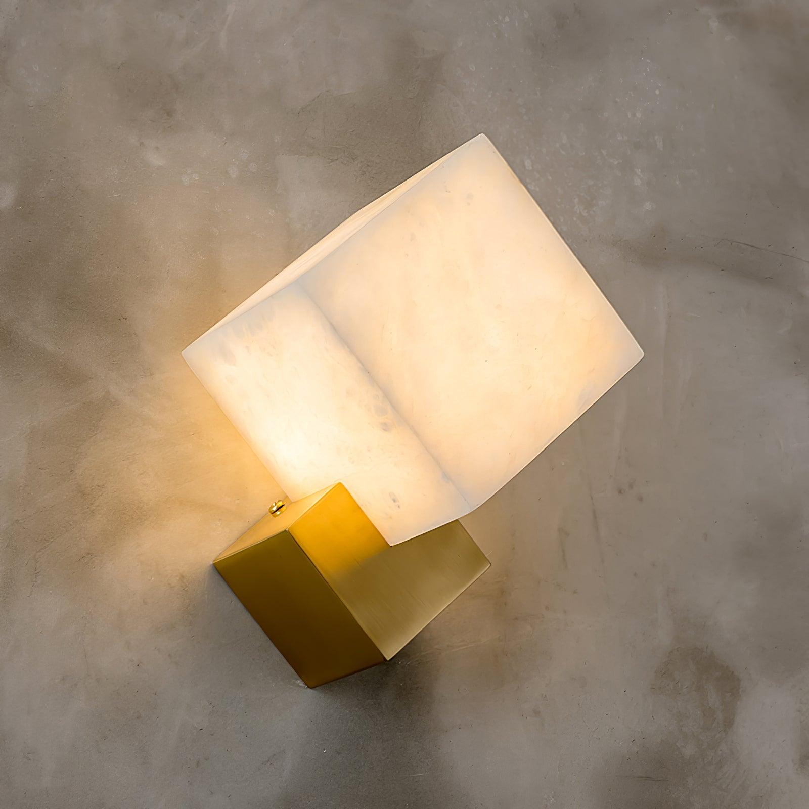 Arden Minimalist Alabaster Wall Light - Neutralighting