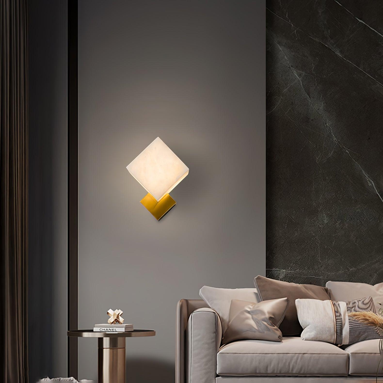 Arden Minimalist Alabaster Wall Light - Neutralighting
