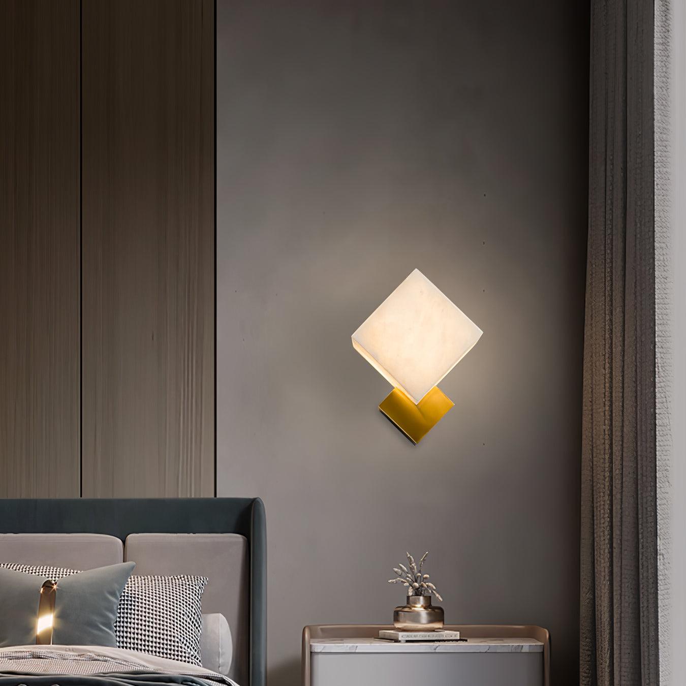 Arden Minimalist Alabaster Wall Light - Neutralighting