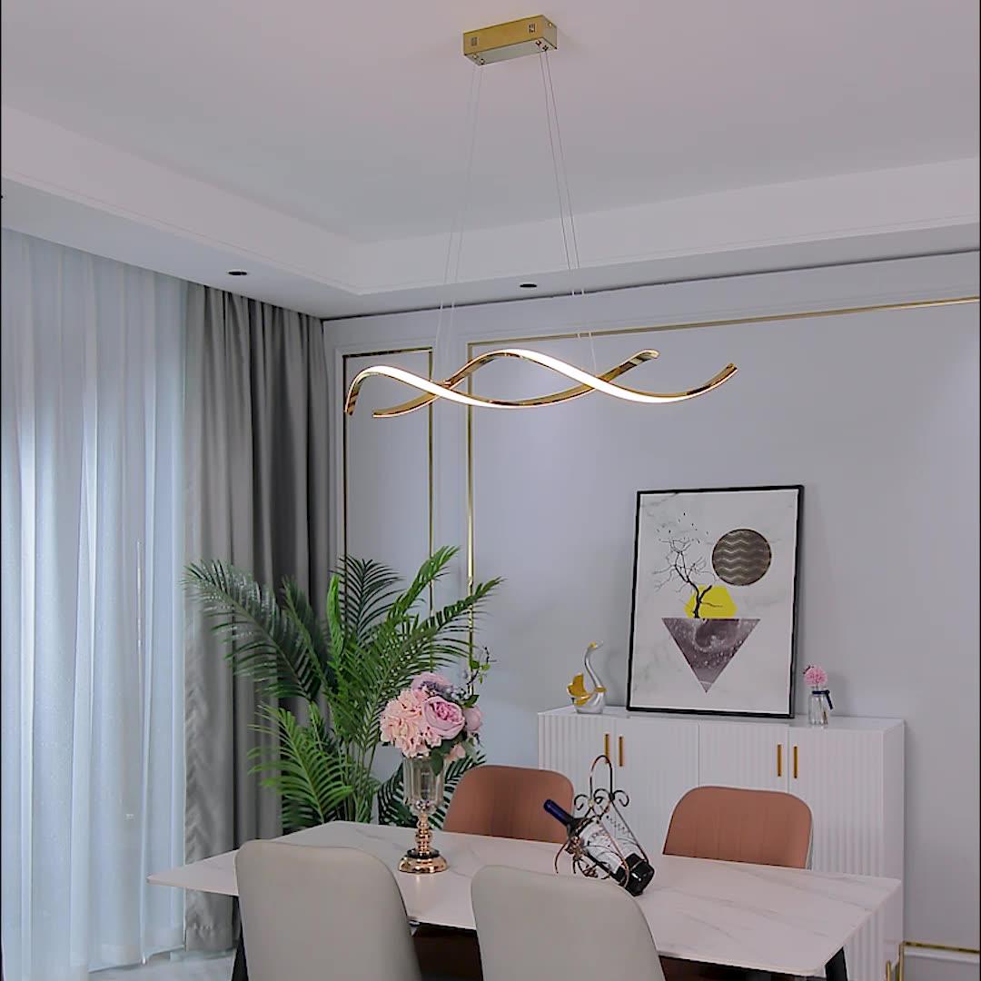 Wavora Sanfte Wellen Pendelleuchte Leuchte-Letslighting