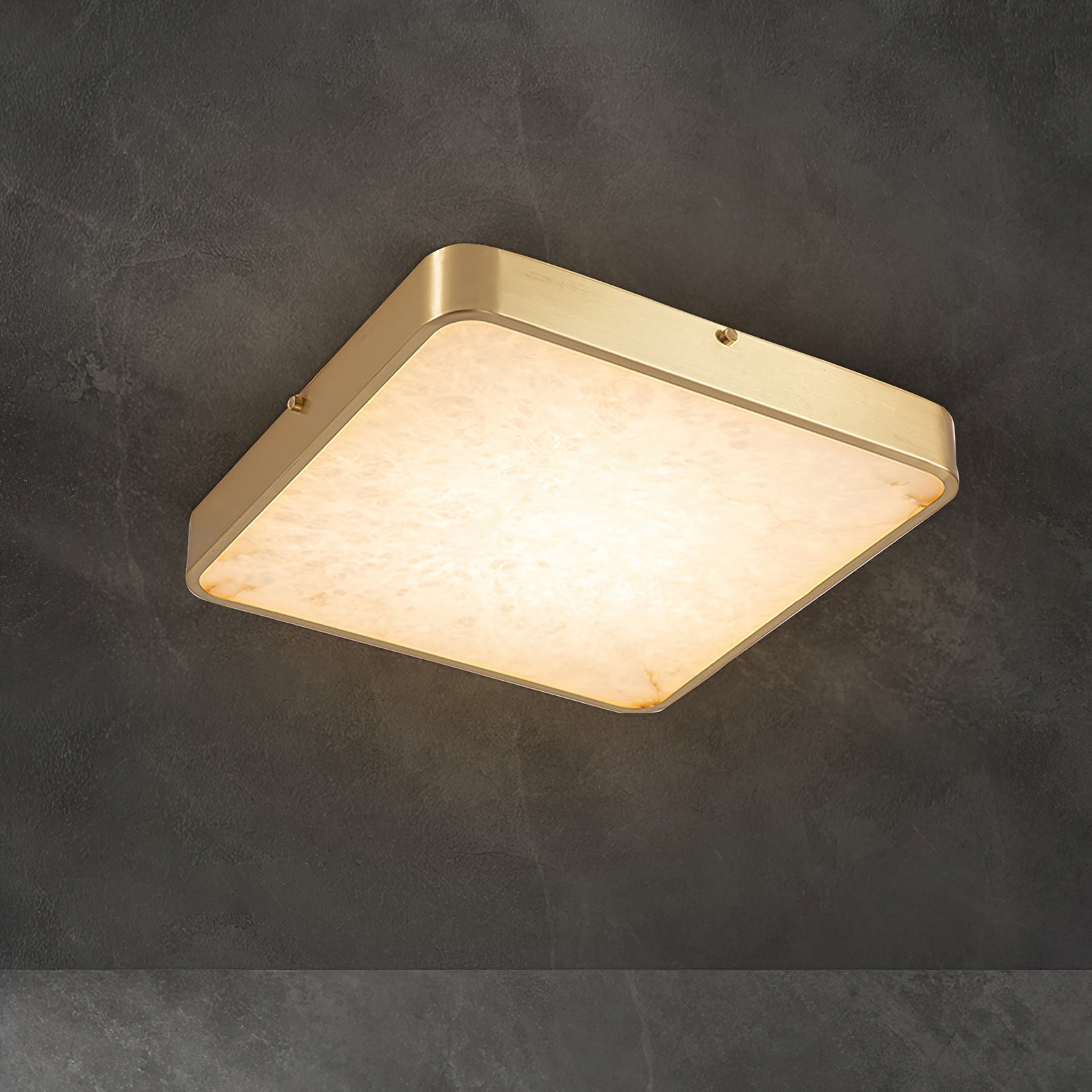 Uzoror Modern Minimalist Recessed Alabaster Ceiling Light - Letslighting