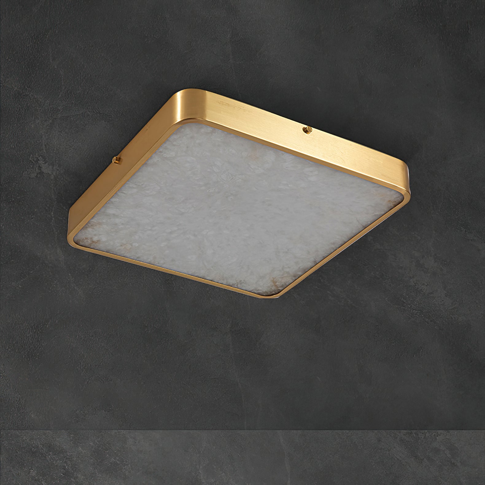 Uzoror Modern Minimalist Recessed Alabaster Ceiling Light - Letslighting