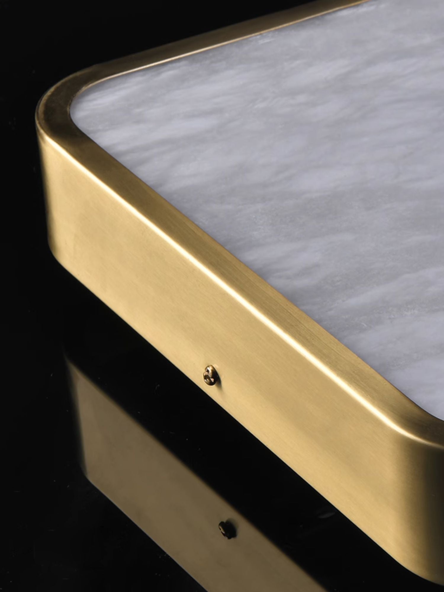 Uzoror Modern Minimalist Recessed Alabaster Ceiling Light - Letslighting