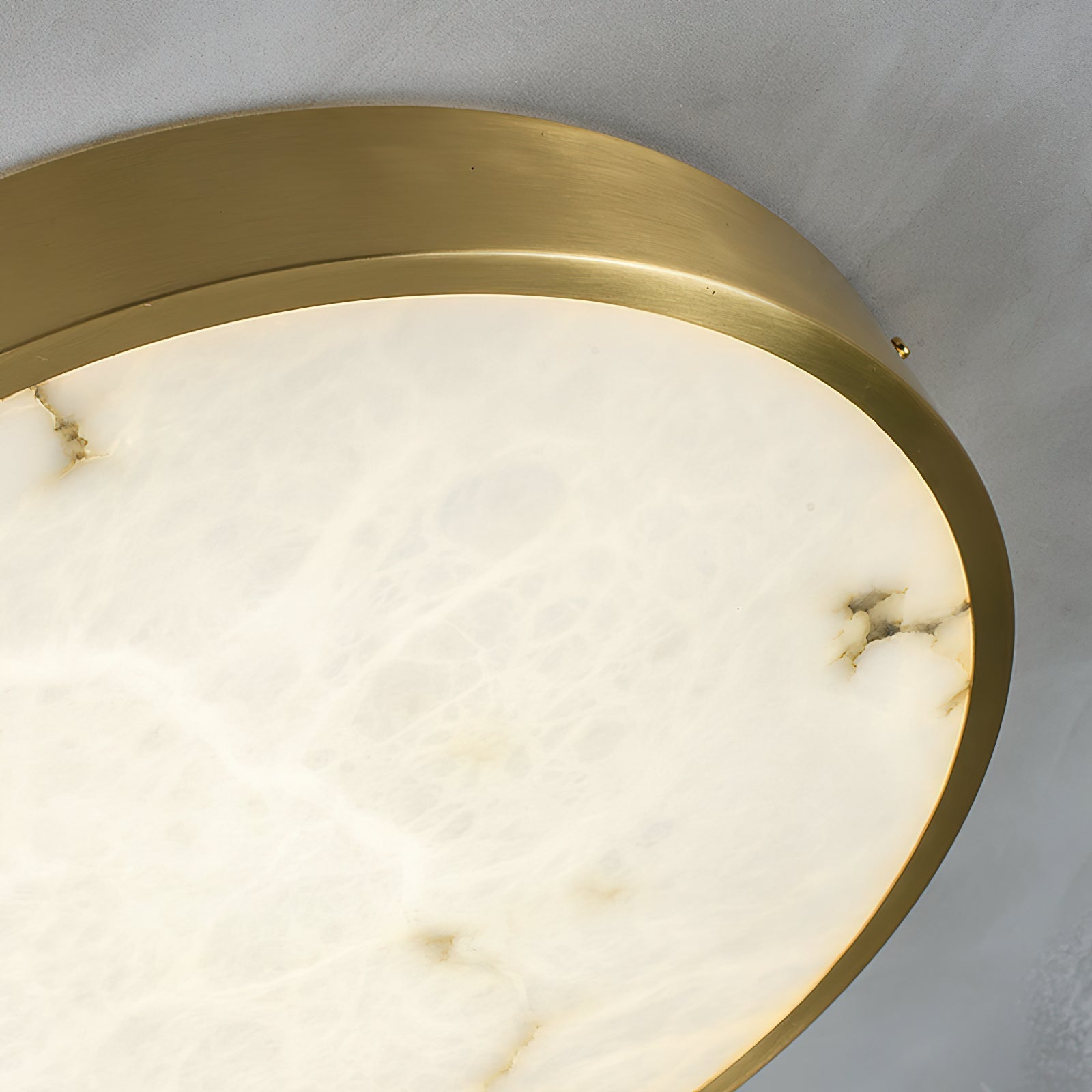 Uzoror Modern Minimalist Recessed Alabaster Ceiling Light - Letslighting