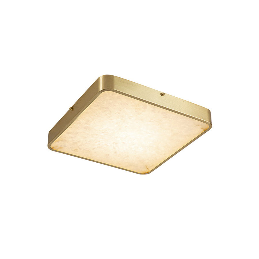 Uzoror Modern Minimalist Recessed Alabaster Ceiling Light - Letslighting
