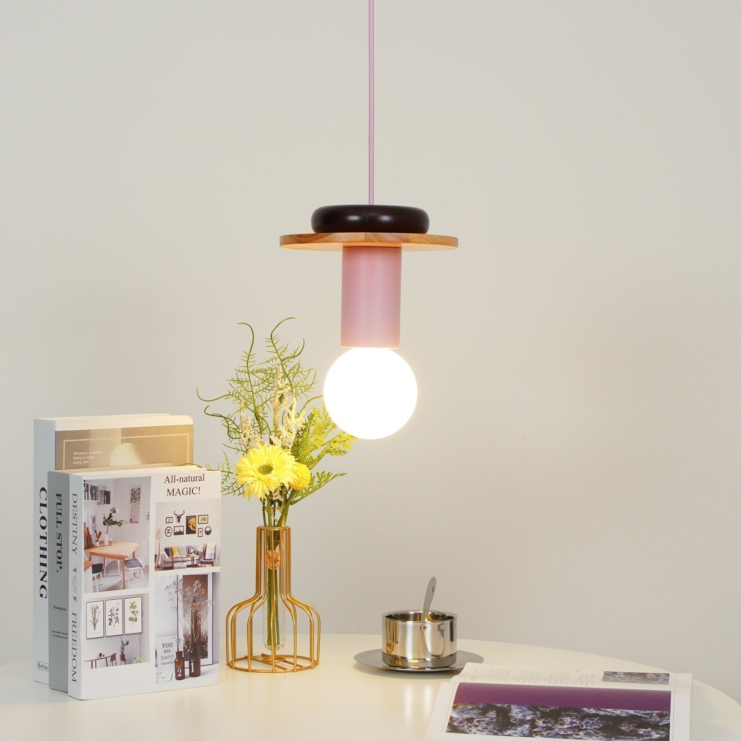 Elena Modern Holz Pendelleuchte-Letslighting