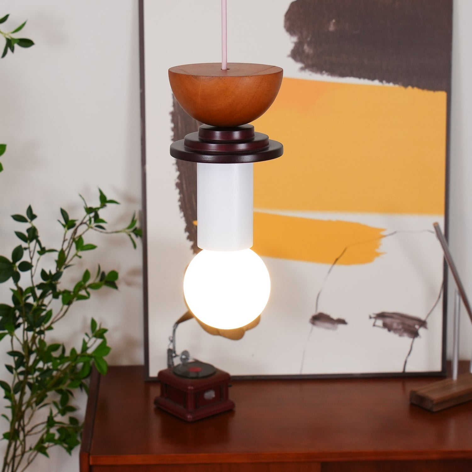Elena Modern Holz Pendelleuchte-Letslighting