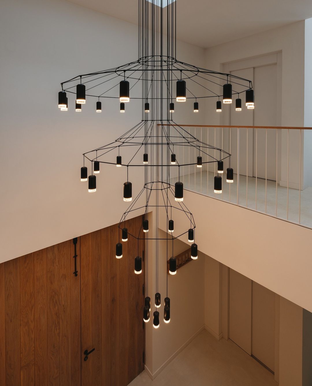 Geometric Lines Pendant Lamp - Blowlighting