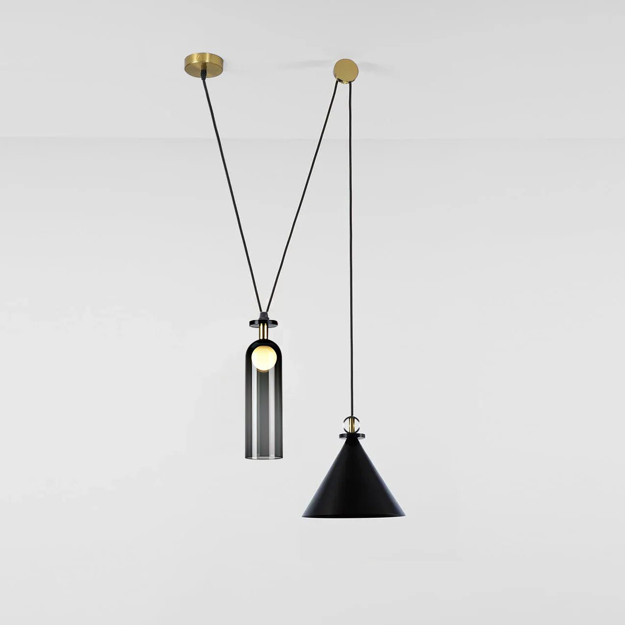 Lustra Kronleuchter Geometrische Form Kunst-Letslighting