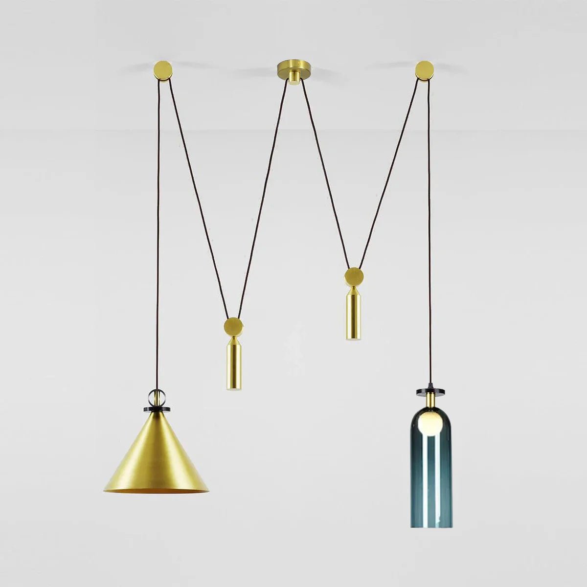Lustra Kronleuchter Geometrische Form Kunst-Letslighting