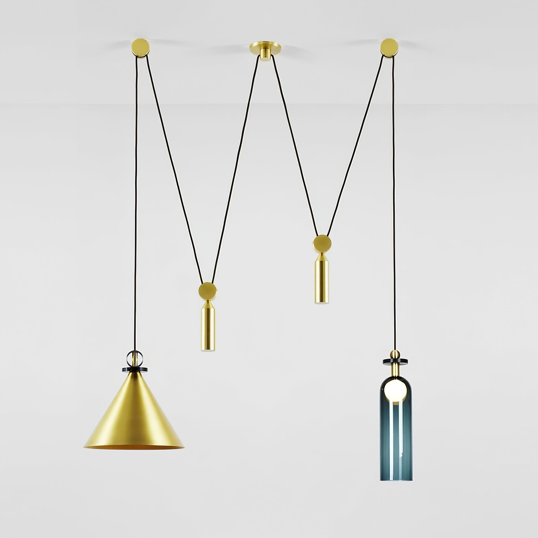 Lustra Kronleuchter Geometrische Form Kunst-Letslighting