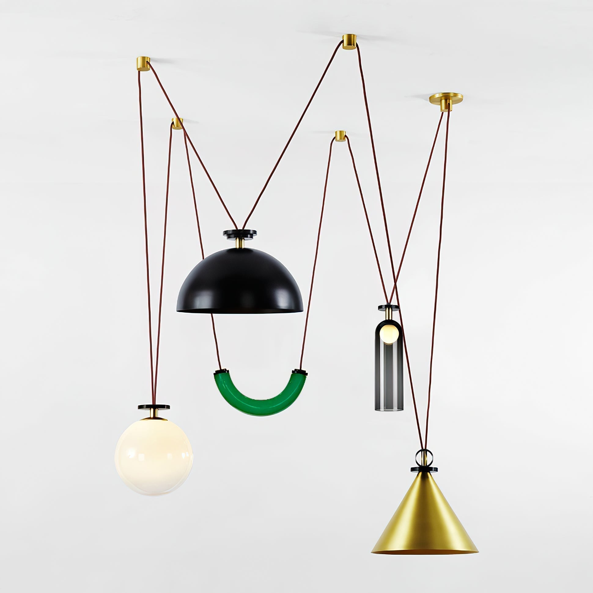 Covine Multi-Shape Adjustable Pendant Light - Letslighting