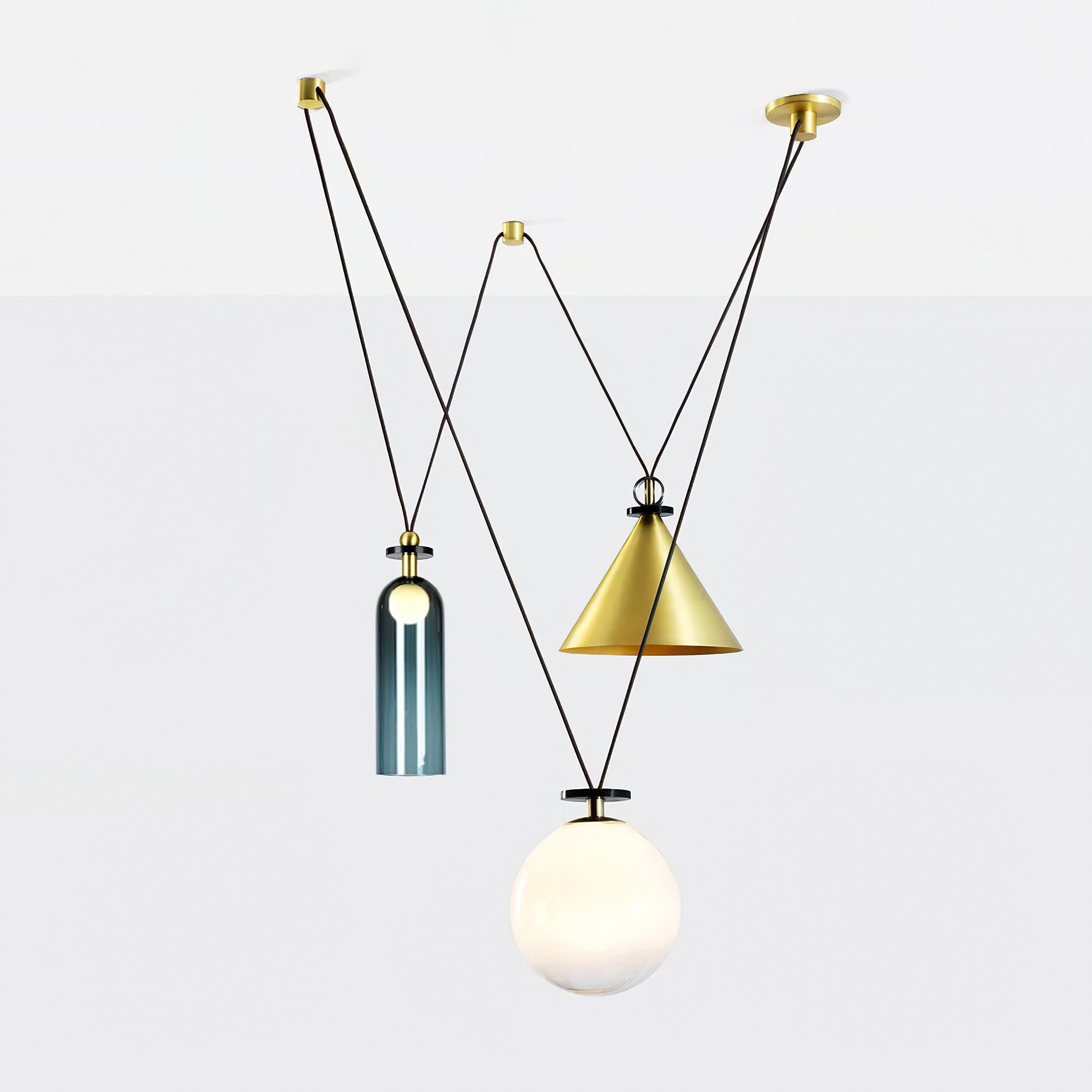 Lustra Kronleuchter Geometrische Form Kunst-Letslighting