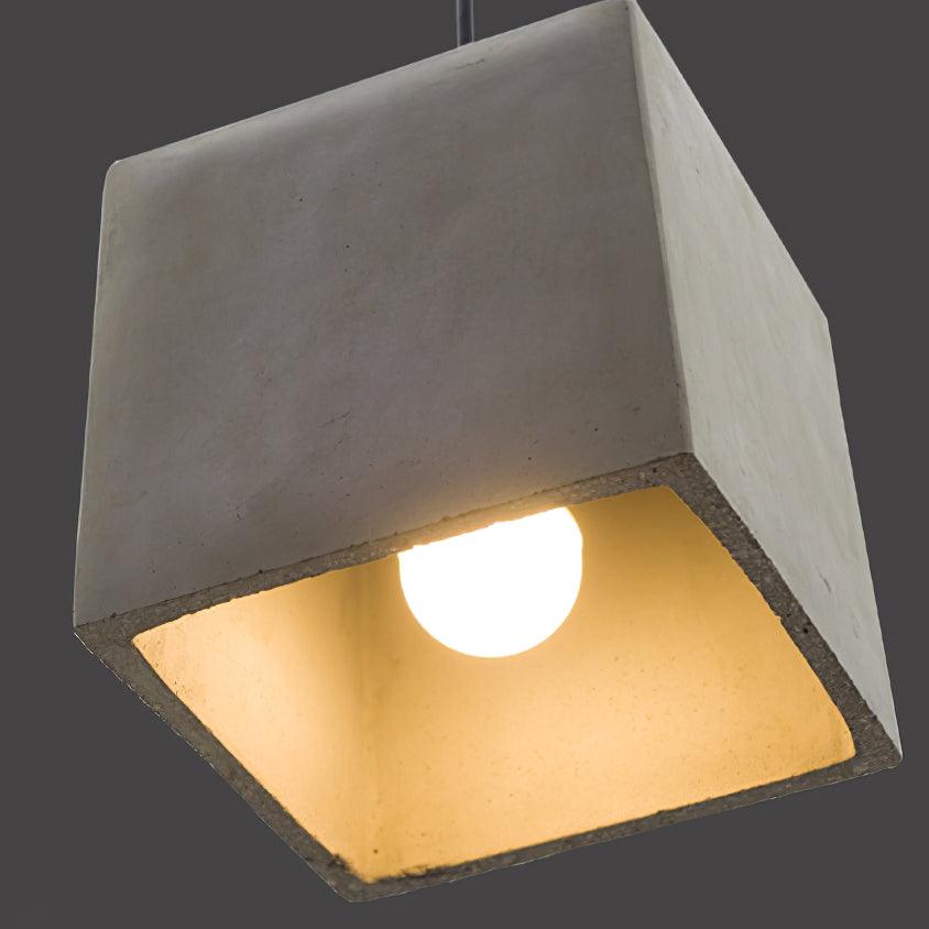 Geo Industriell Zement Pendelleuchte Leuchte-Letslighting