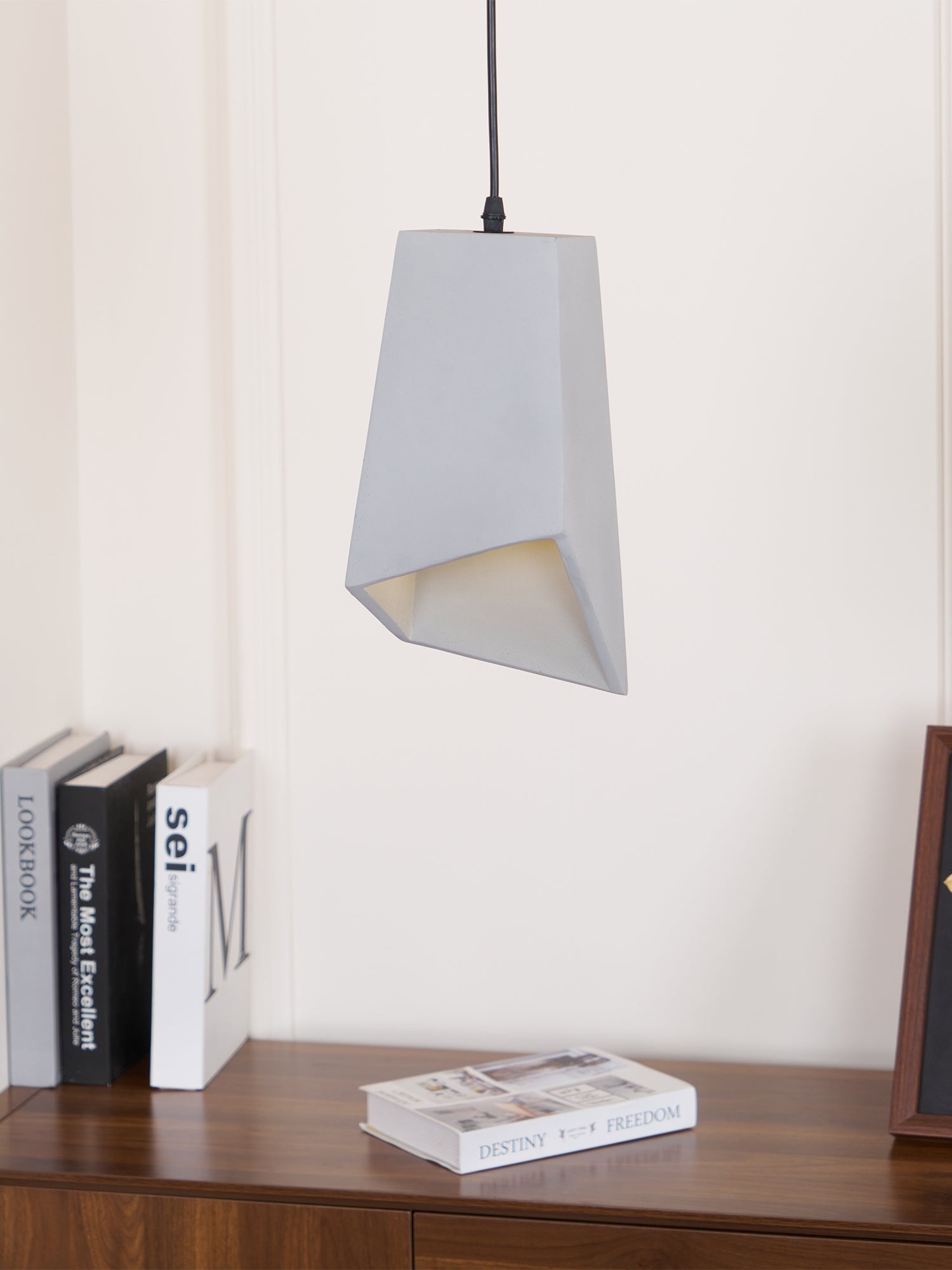 Geo Industriell Zement Pendelleuchte Leuchte-Letslighting