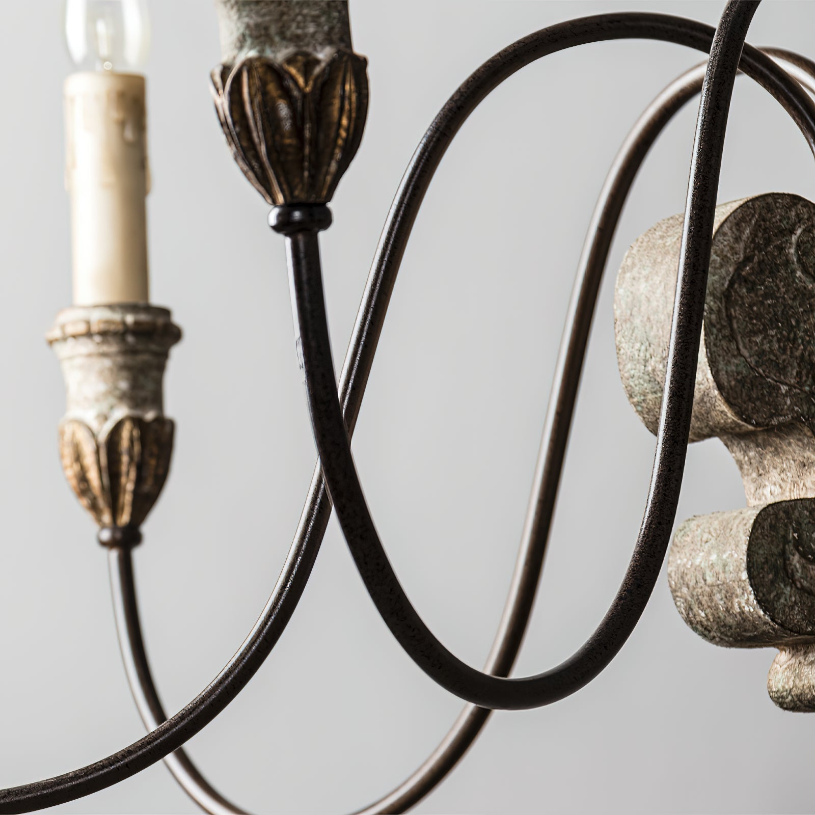 Geovanna Vintage Industrie Massiver Kronleuchter-Letslighting